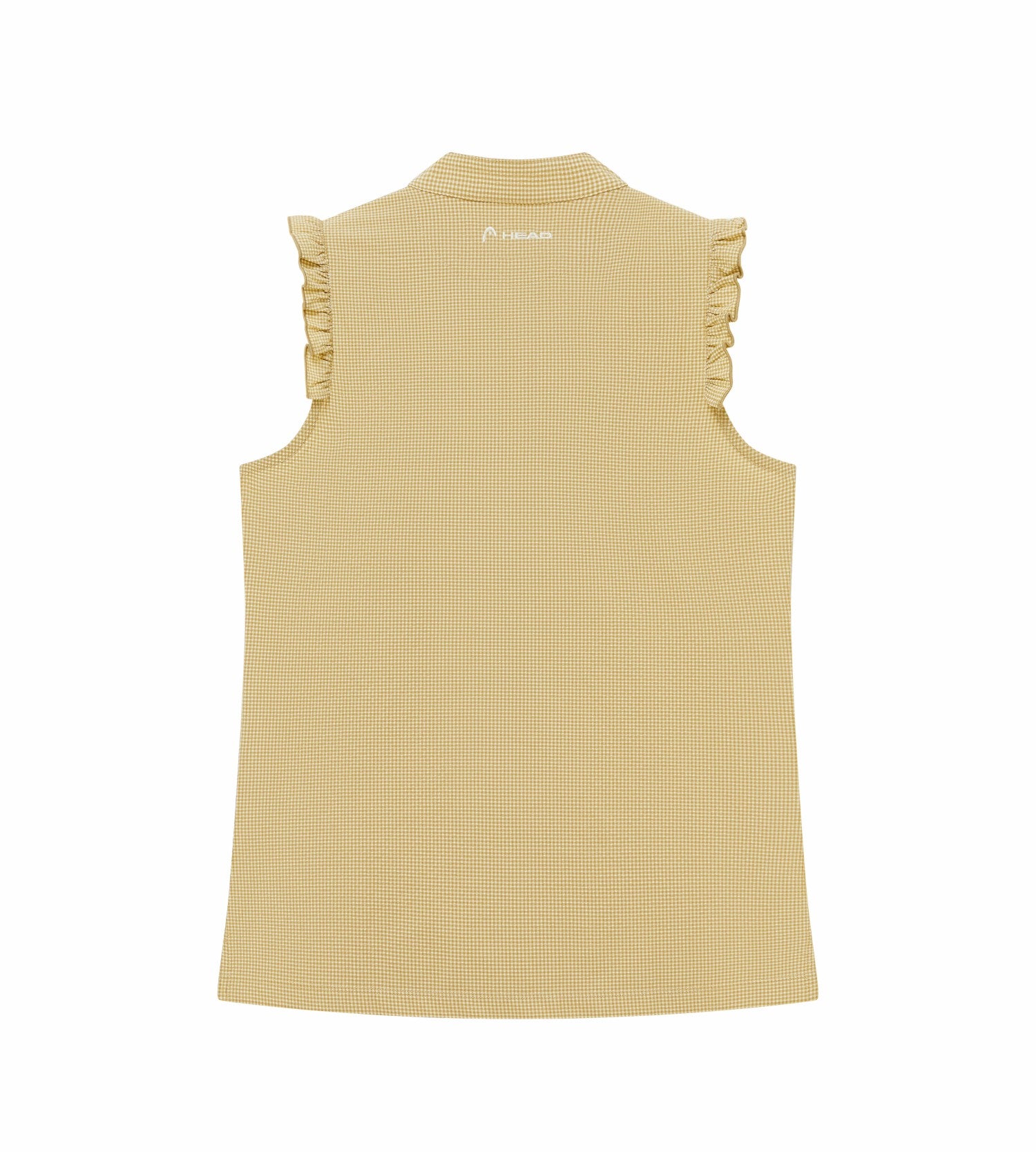 Head Golf Ruffle Sleeveless Top - CREAM/KHAKI