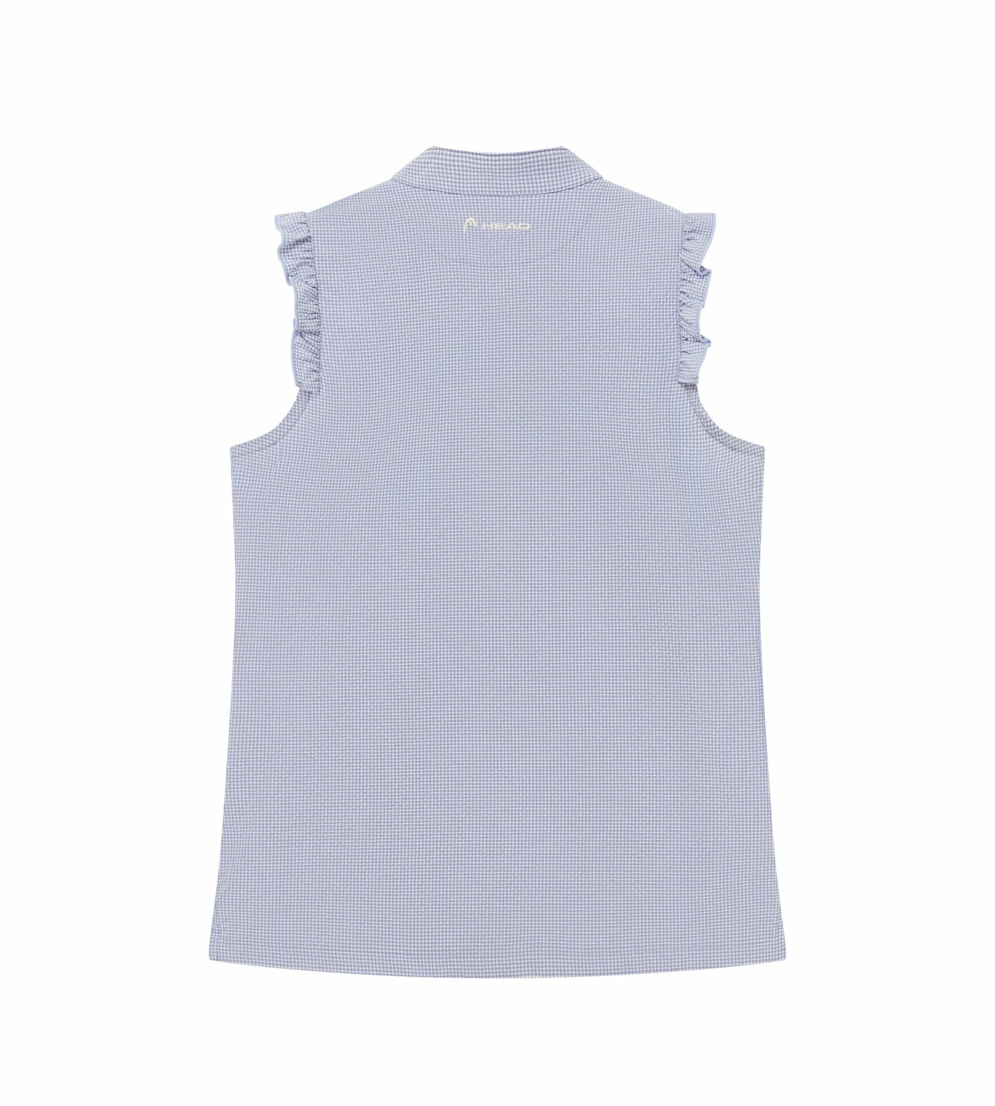 Head Golf Ruffle Sleeveless Top - CREAM/DUSTY BLUE