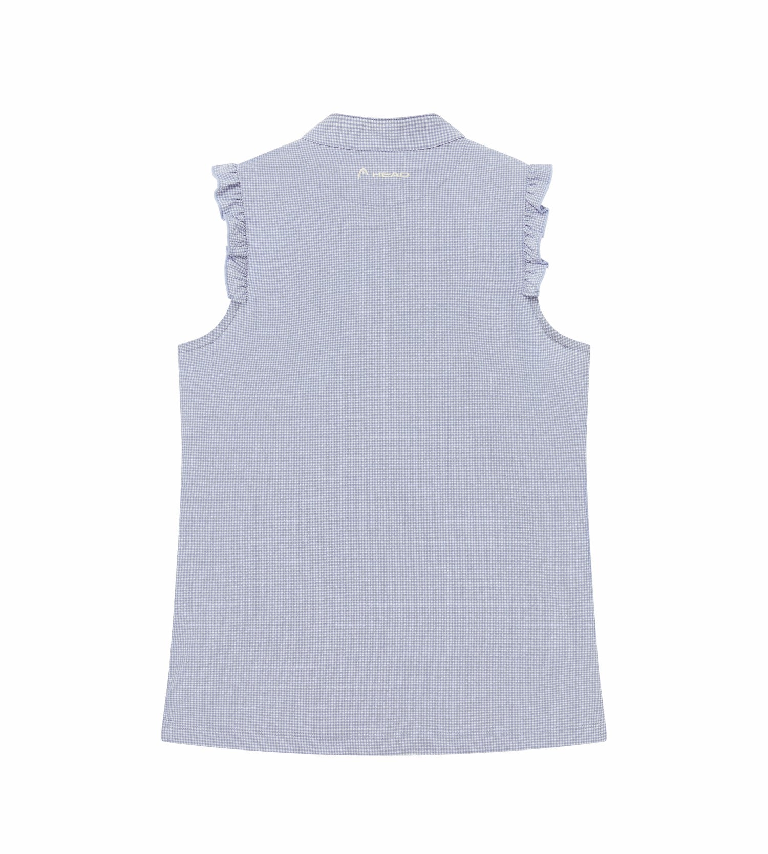 Head Golf Ruffle Sleeveless Top - CREAM/DUSTY BLUE