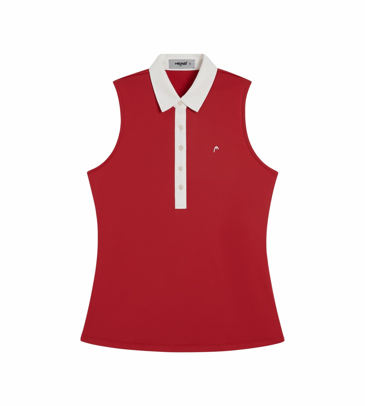 Head Golf Womens Performance Sleeveless Polo - Red