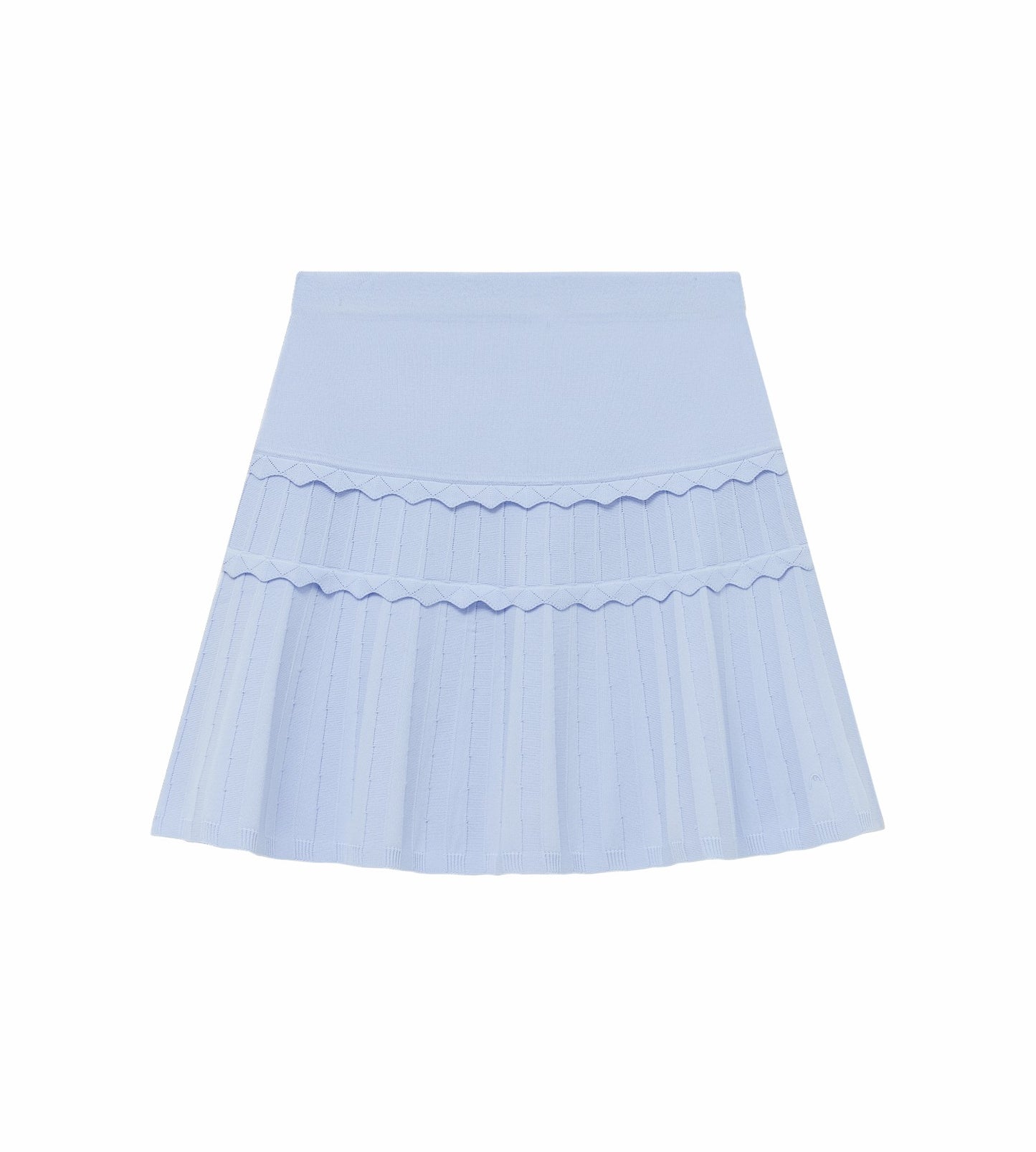 Head Golf Eyelet Knit Skirt - DUSTY BLUE