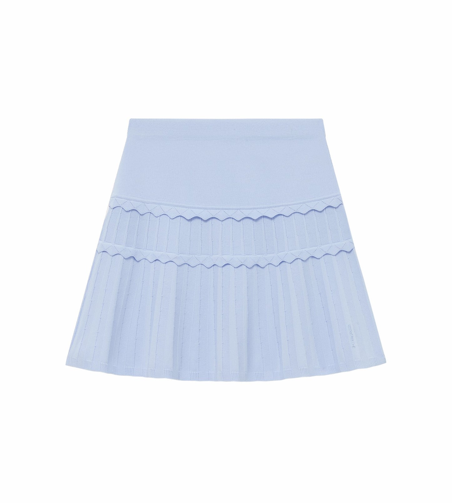 Head Golf Eyelet Knit Skirt - DUSTY BLUE
