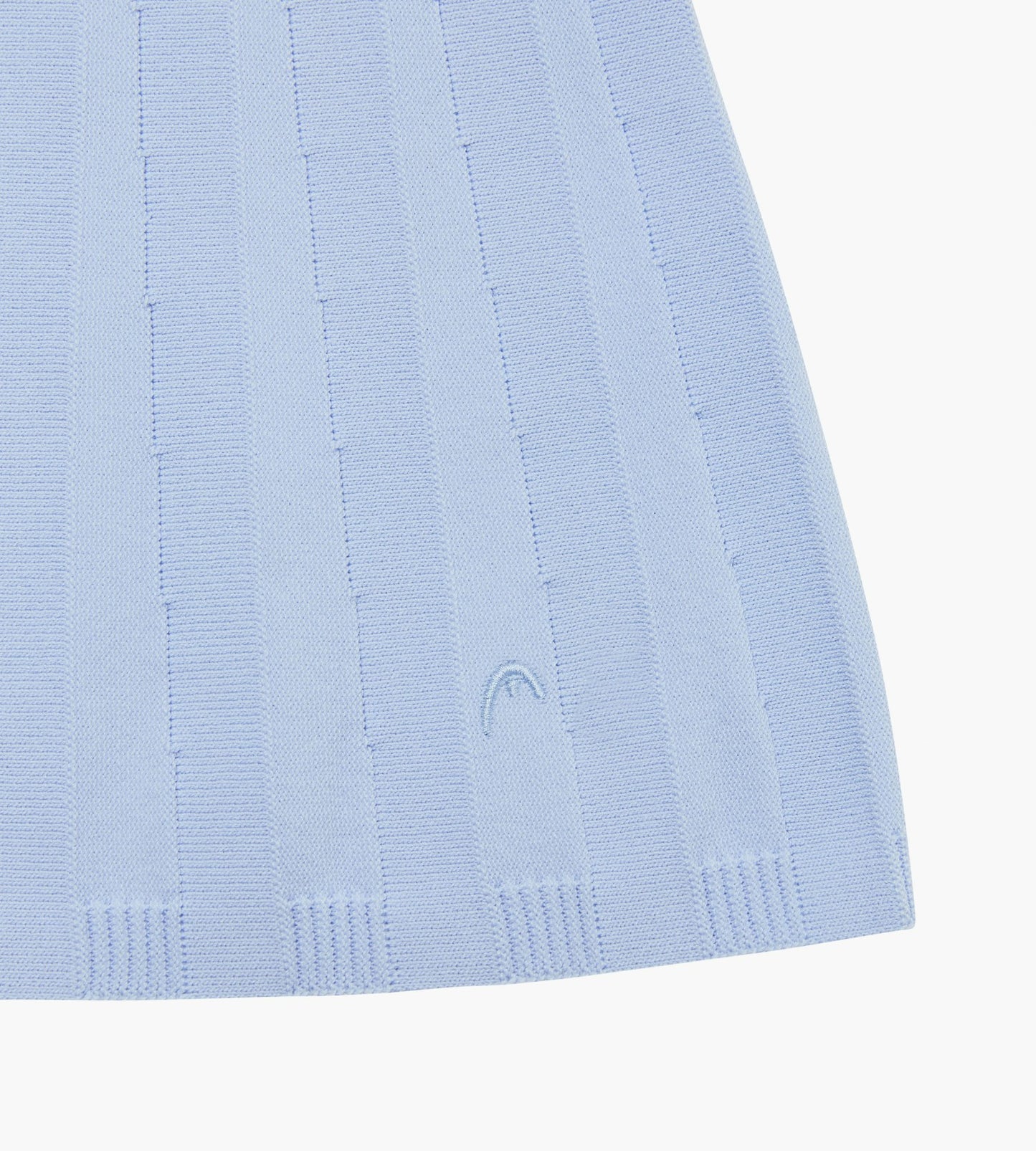 Head Golf Eyelet Knit Skirt - DUSTY BLUE