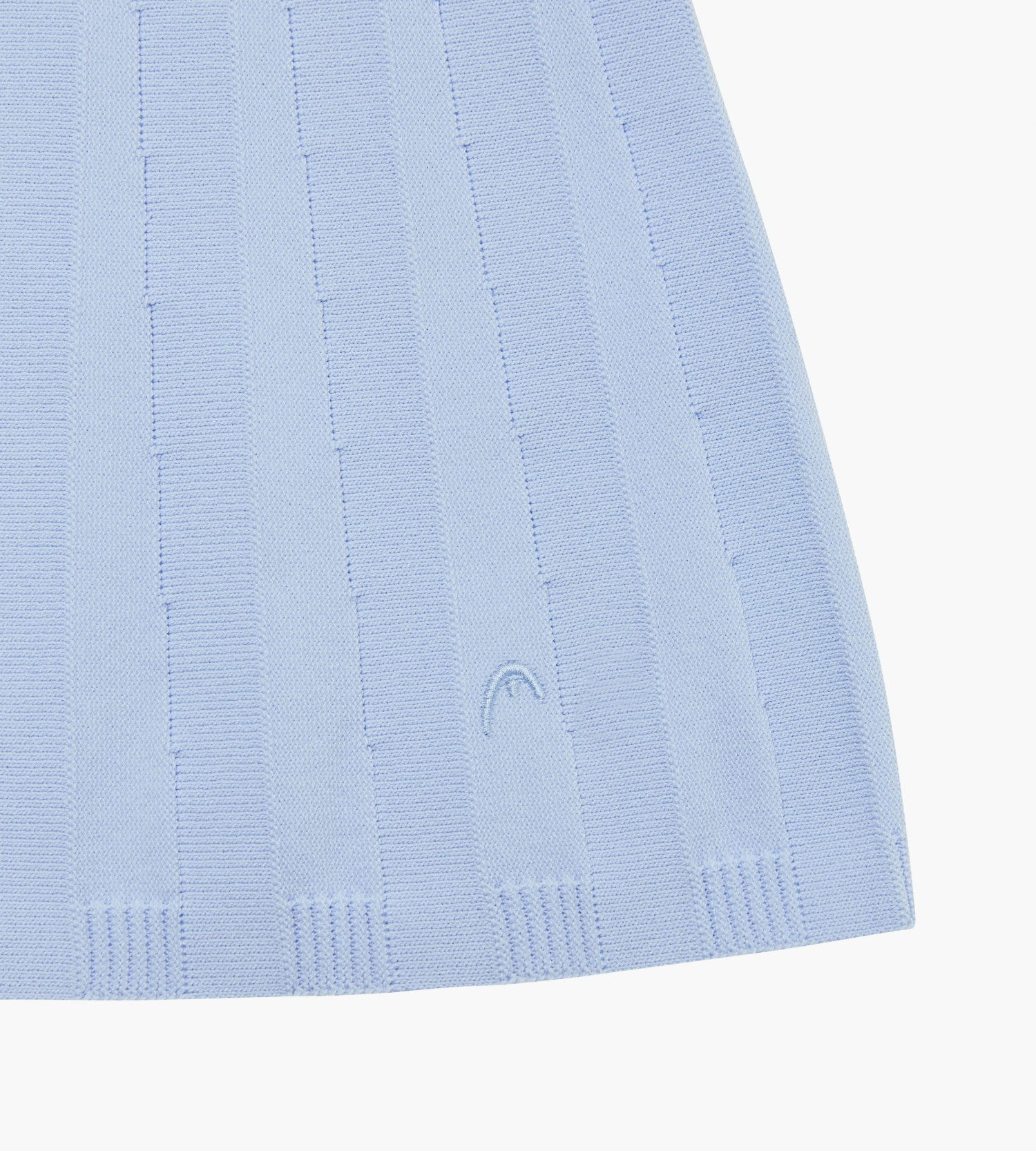 Head Golf Eyelet Knit Skirt - DUSTY BLUE