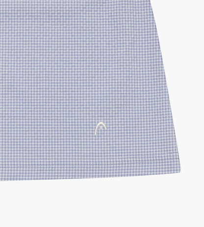 Head Golf Yoke Pleat Skirt - CREAM/DUSTY BLUE