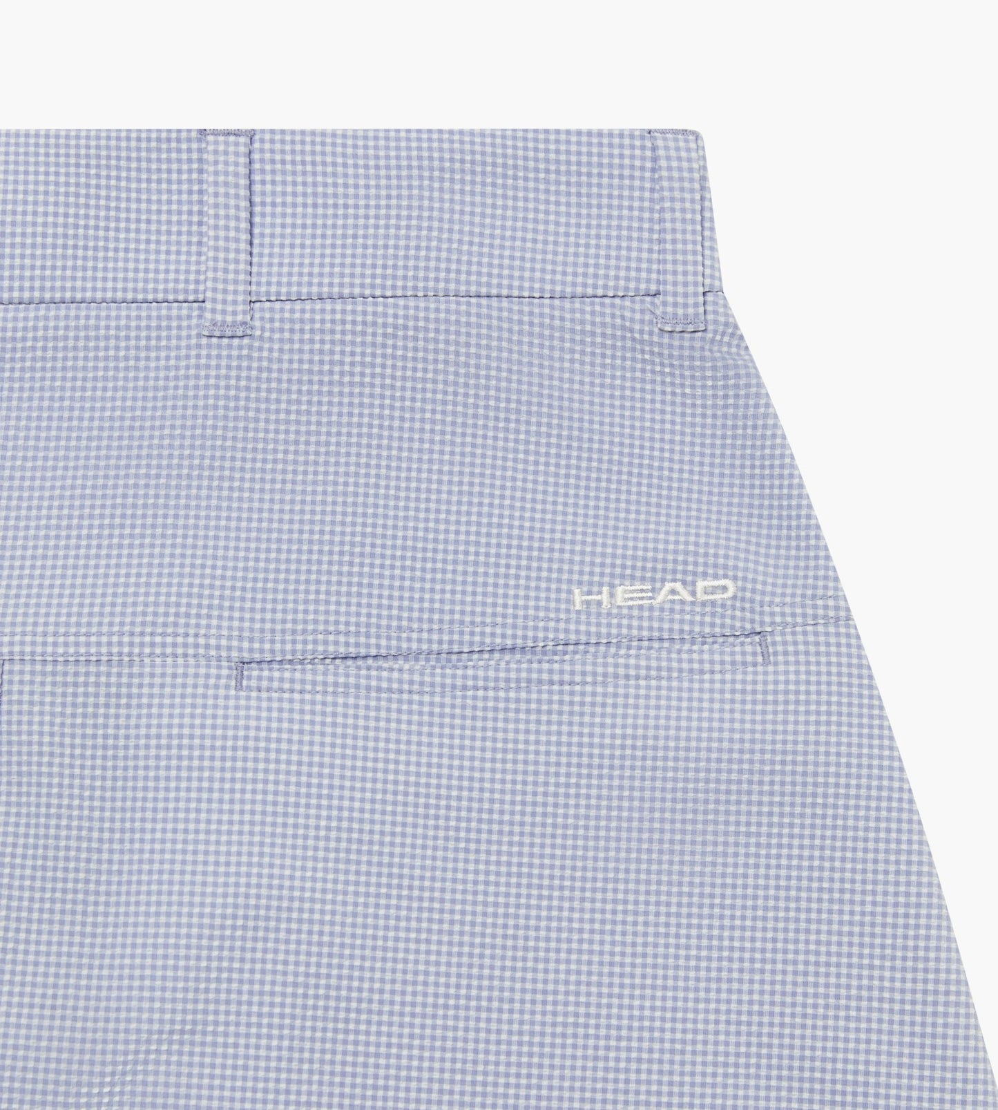 Head Golf Yoke Pleat Skirt - CREAM/DUSTY BLUE