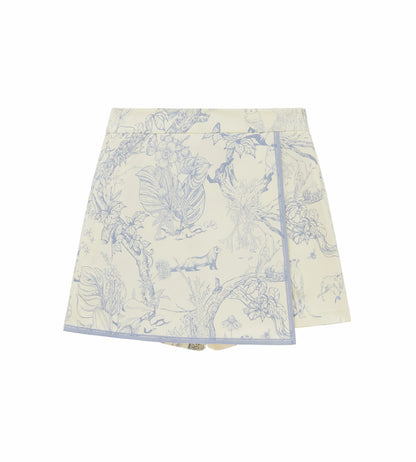 Head Golf Signature Skorts - Cream/Blue/Forest