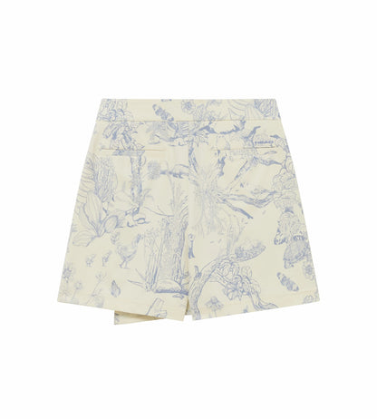 Head Golf Signature Skorts - Cream/Blue/Forest