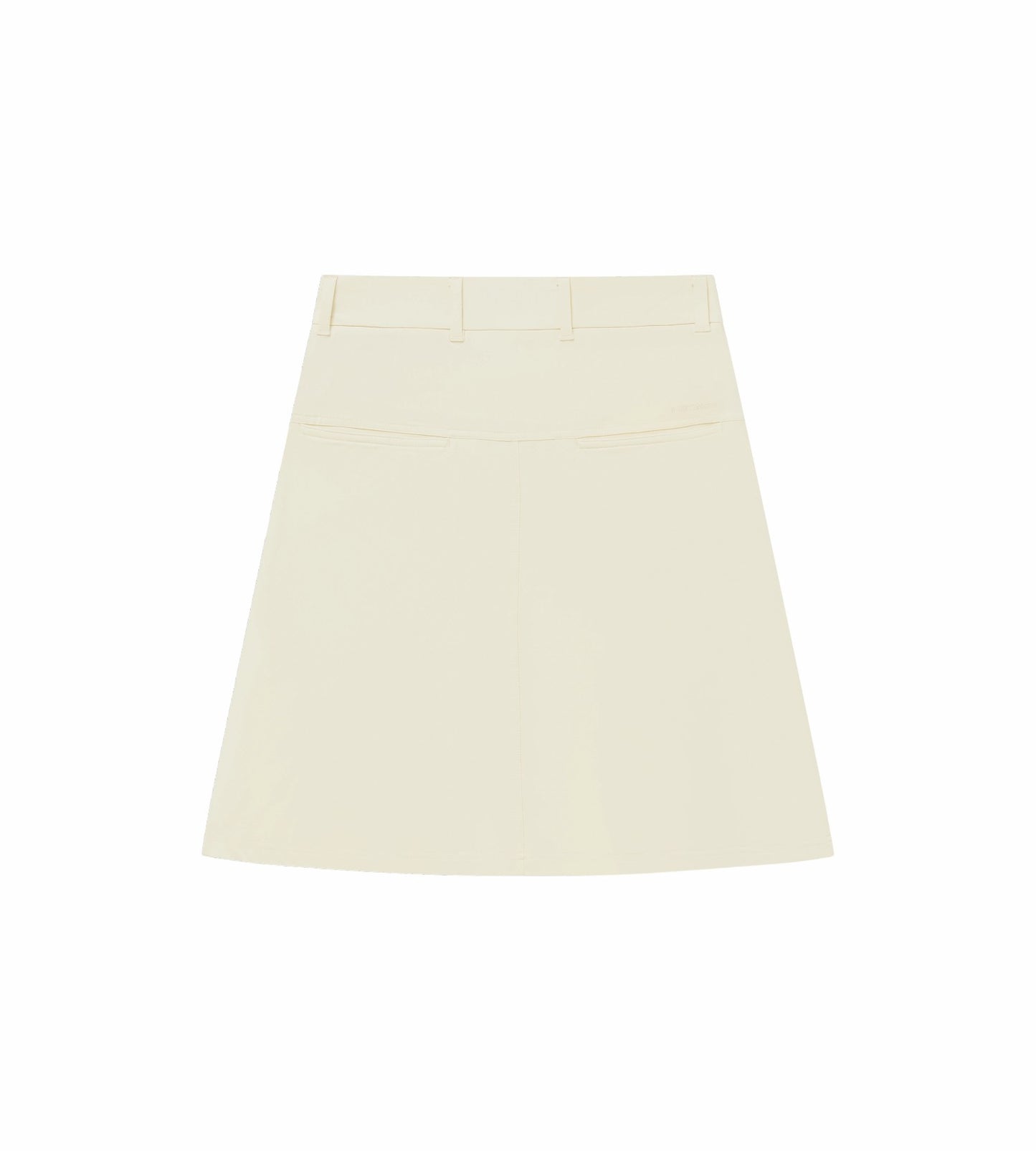 Head Golf Yoke Pleat Skirt - Cream