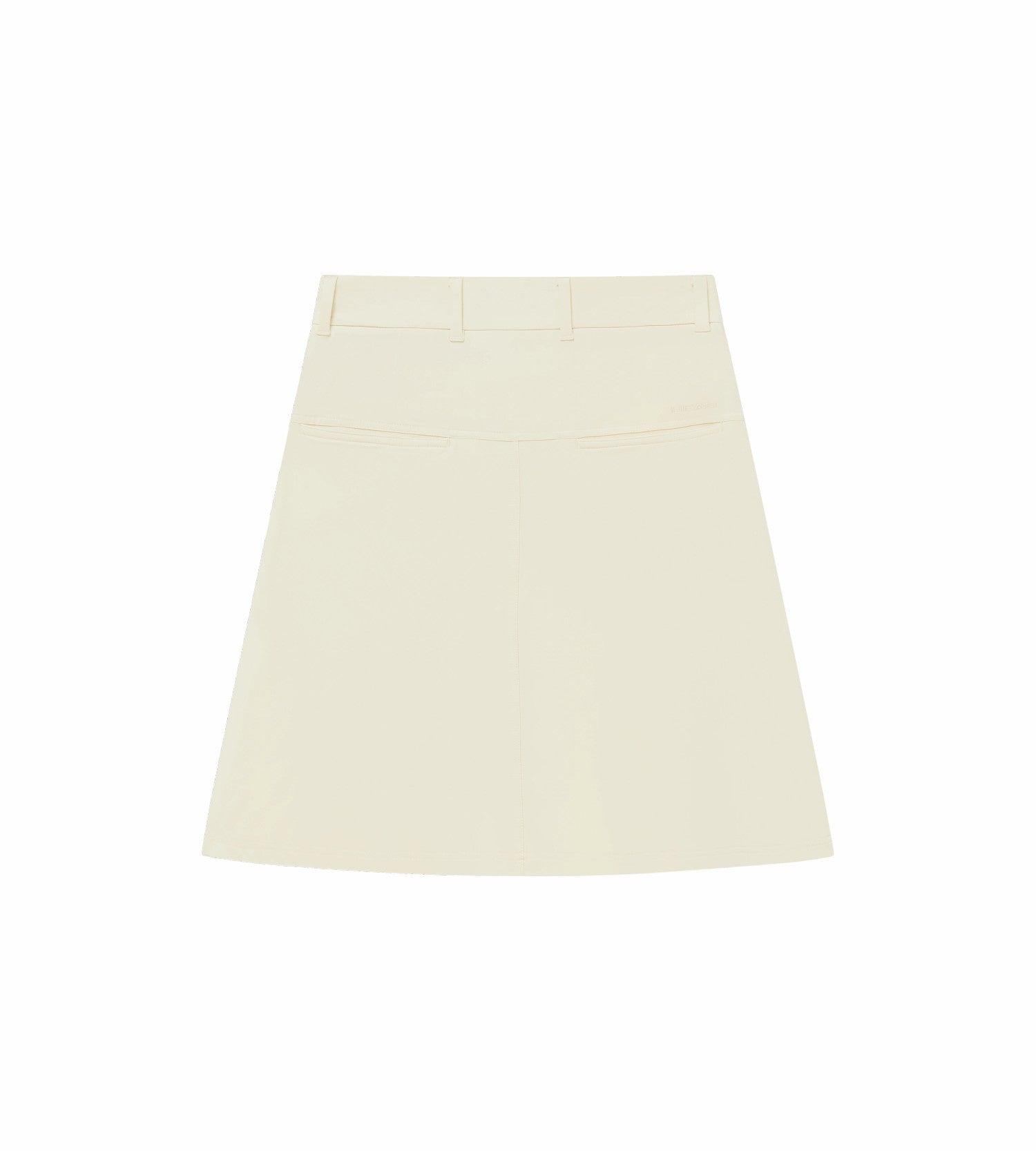 Head Golf Yoke Pleat Skirt - Cream