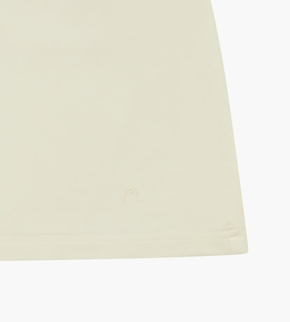 Head Golf Yoke Pleat Skirt - Cream