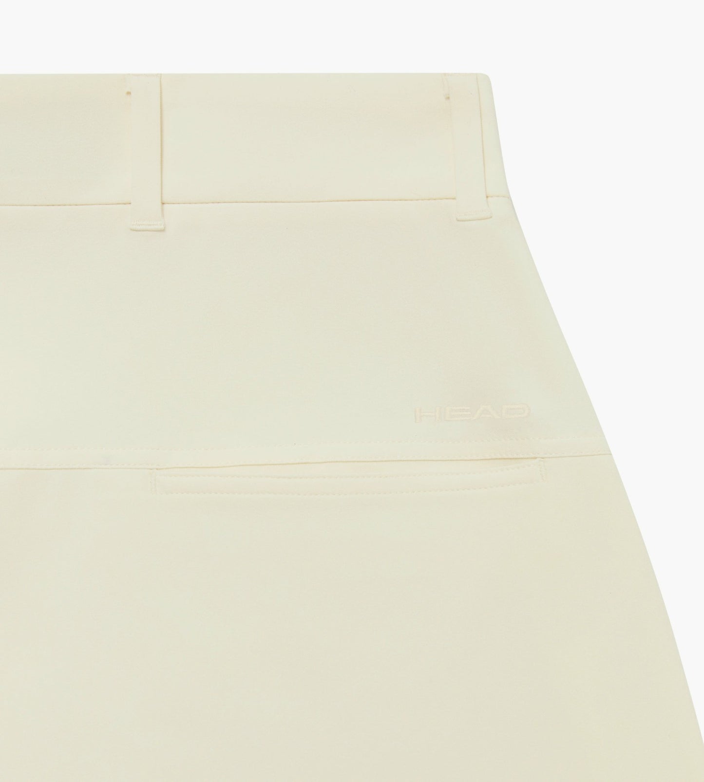 Head Golf Yoke Pleat Skirt - Cream