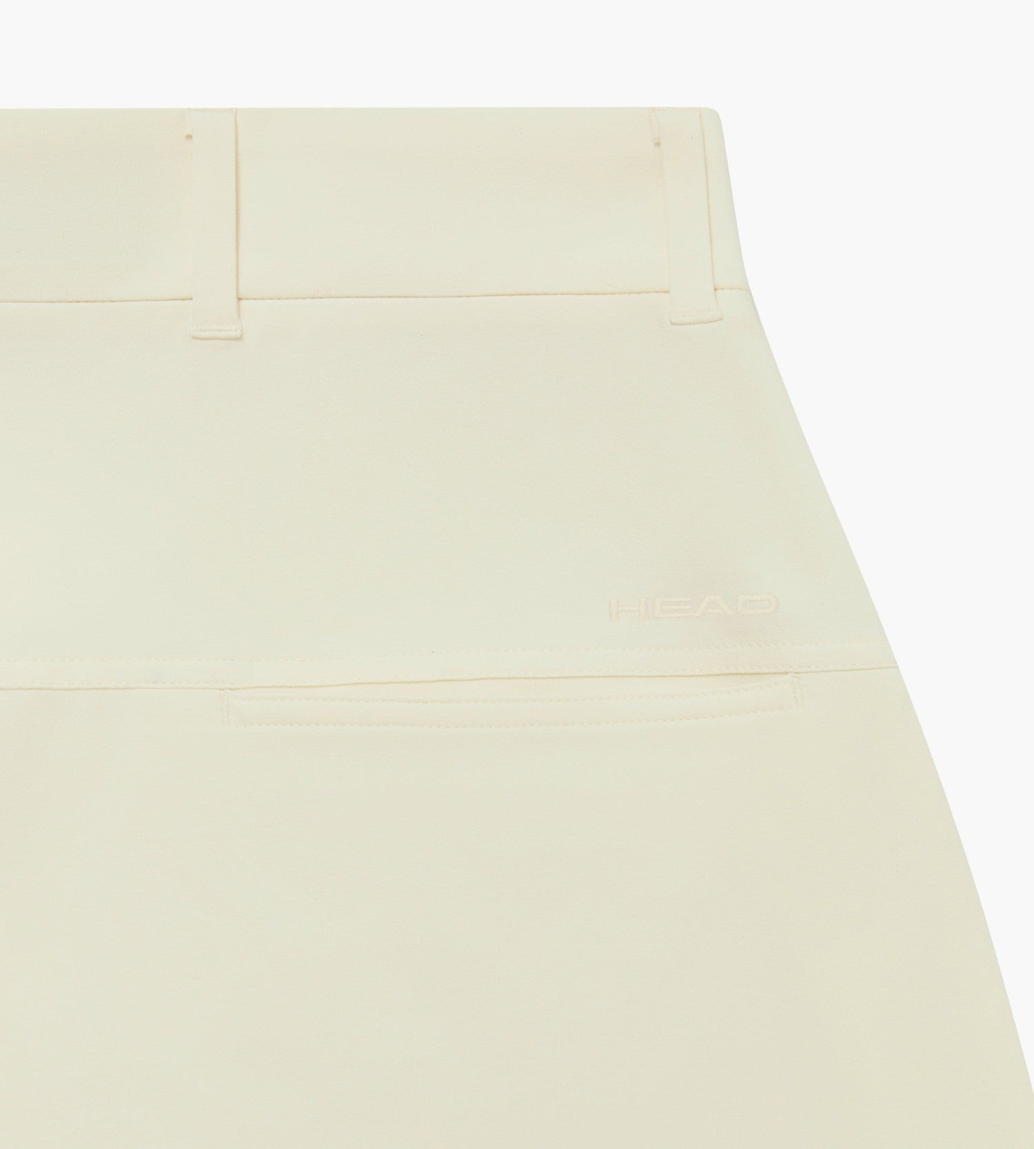Head Golf Yoke Pleat Skirt - Cream