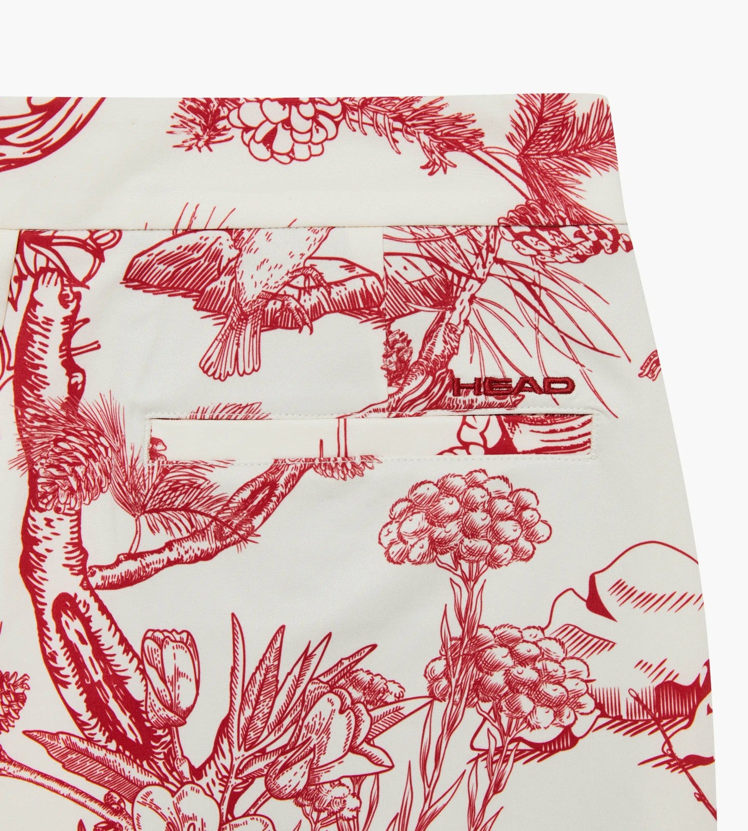 Head Golf Womens Signature skort - Red-Botanical