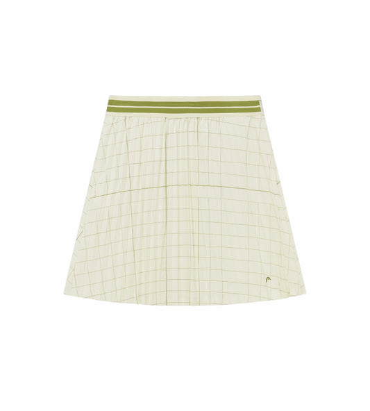 Head Golf Midi Pleat Skirt - Score Card Print