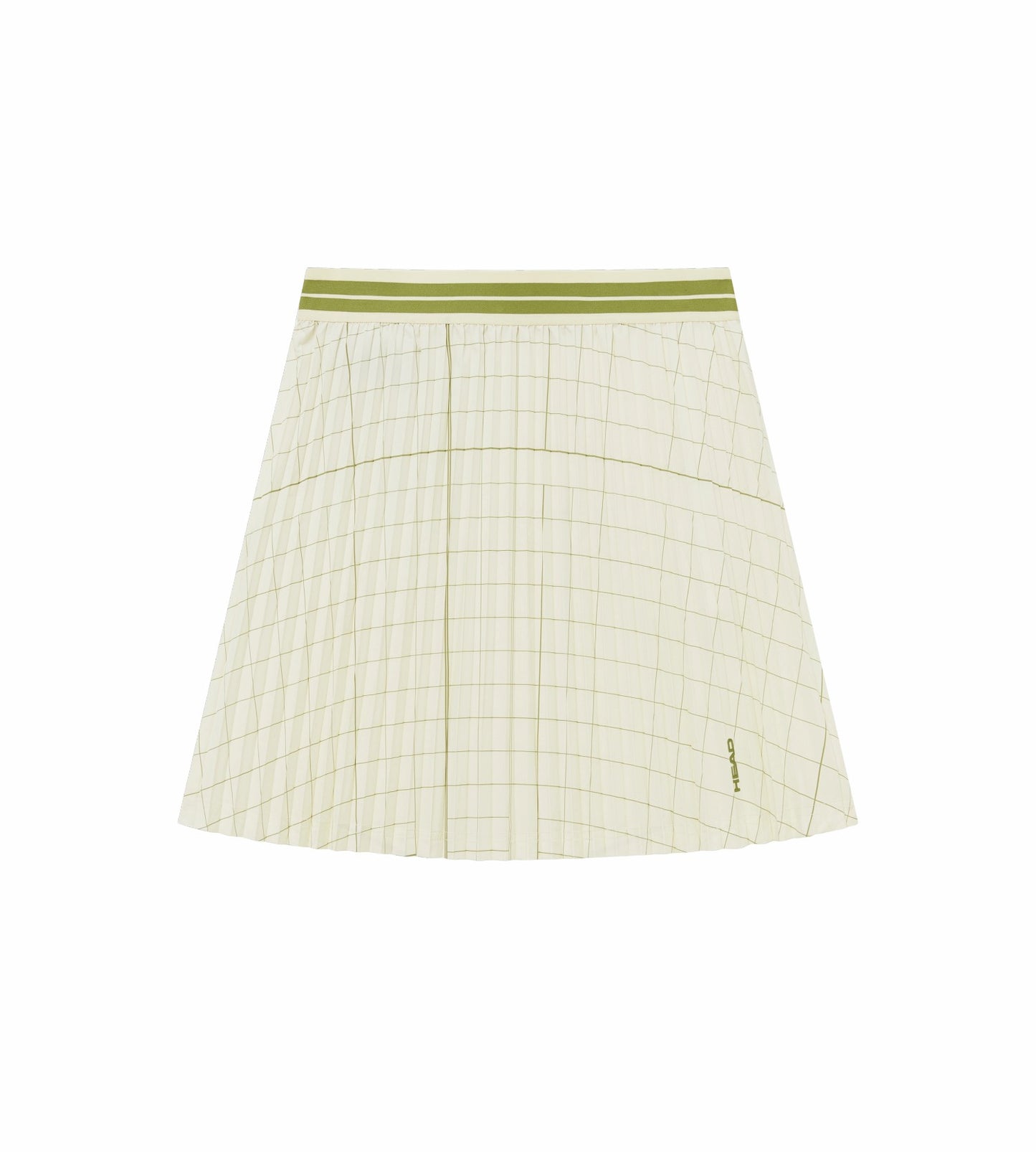 Head Golf Midi Pleat Skirt - Score Card Print