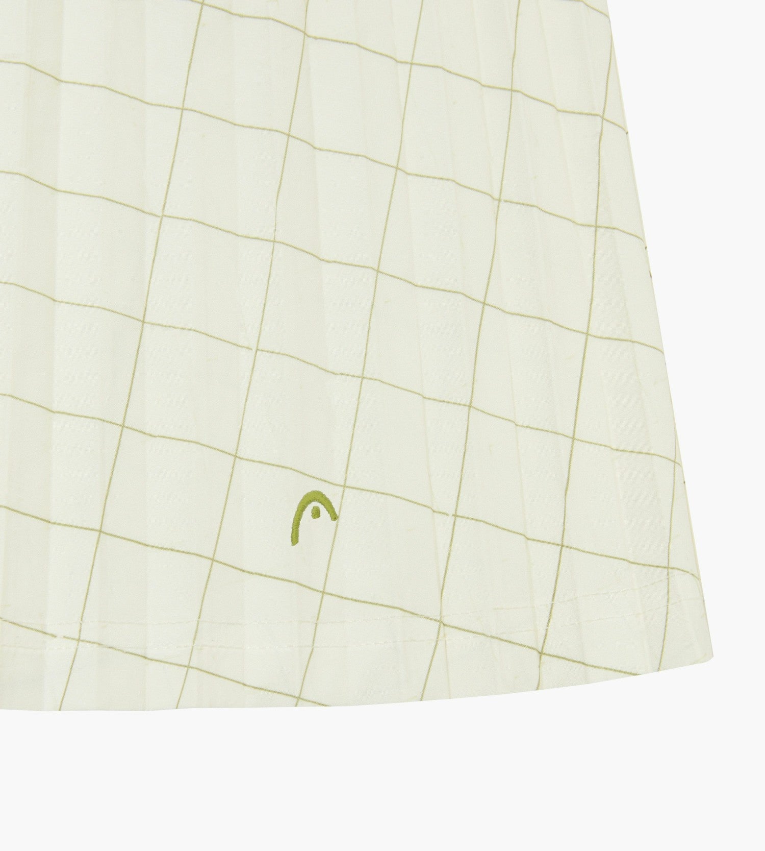 Head Golf Midi Pleat Skirt - Score Card Print