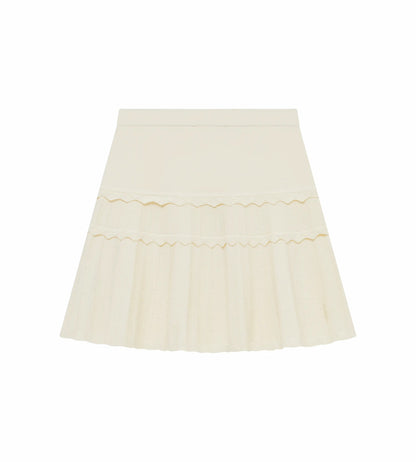 Head Golf Womens Eyelet Knit Skirt - Cream