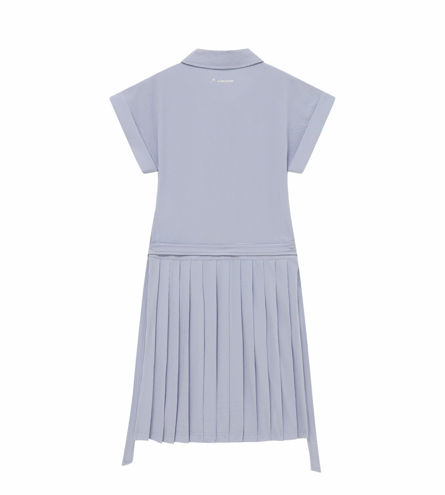 Head Golf Dolman Sleeve Pleated Dress - CREAM/DUSTY BLUE