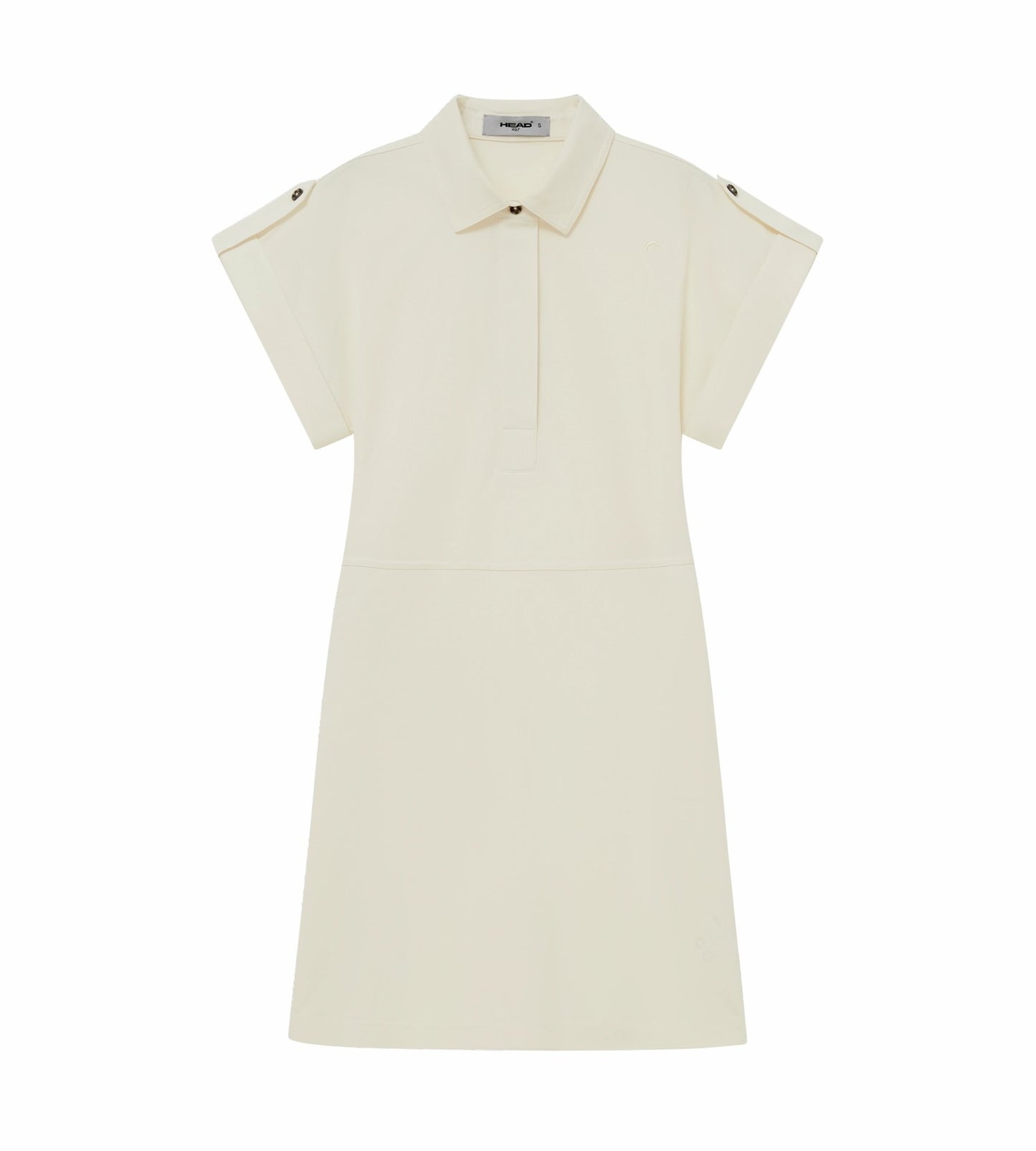 Head Golf Womens Sleeve Rolled Dress - Cream