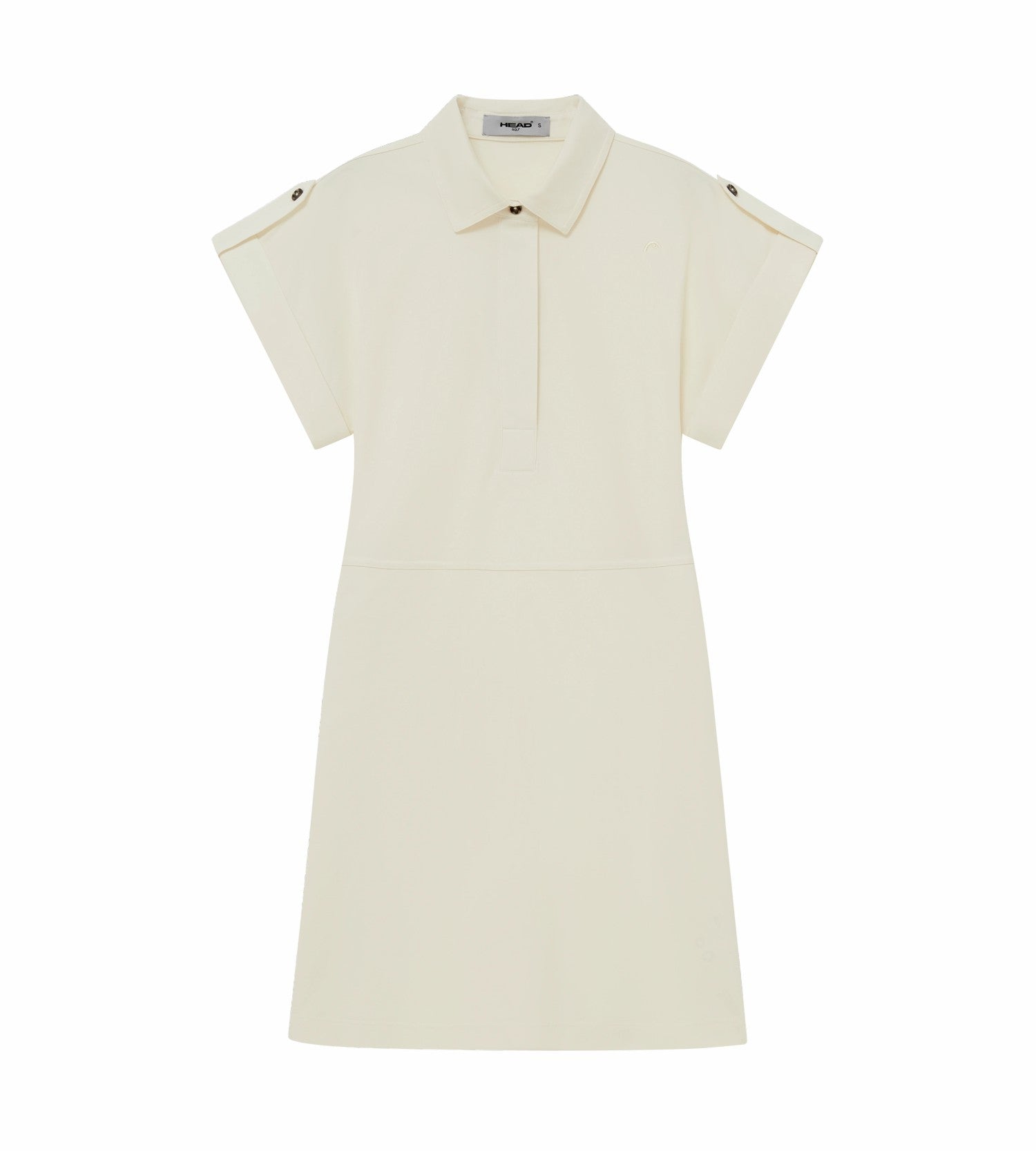 Head Golf Womens Sleeve Rolled Dress - Cream