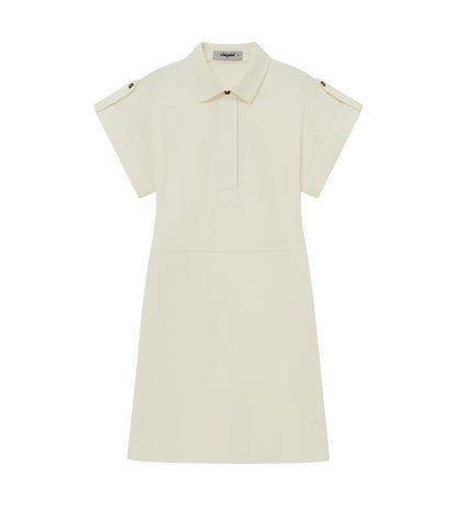 Head Golf Womens Sleeve Rolled Dress - Cream