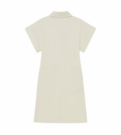 Head Golf Womens Sleeve Rolled Dress - Cream