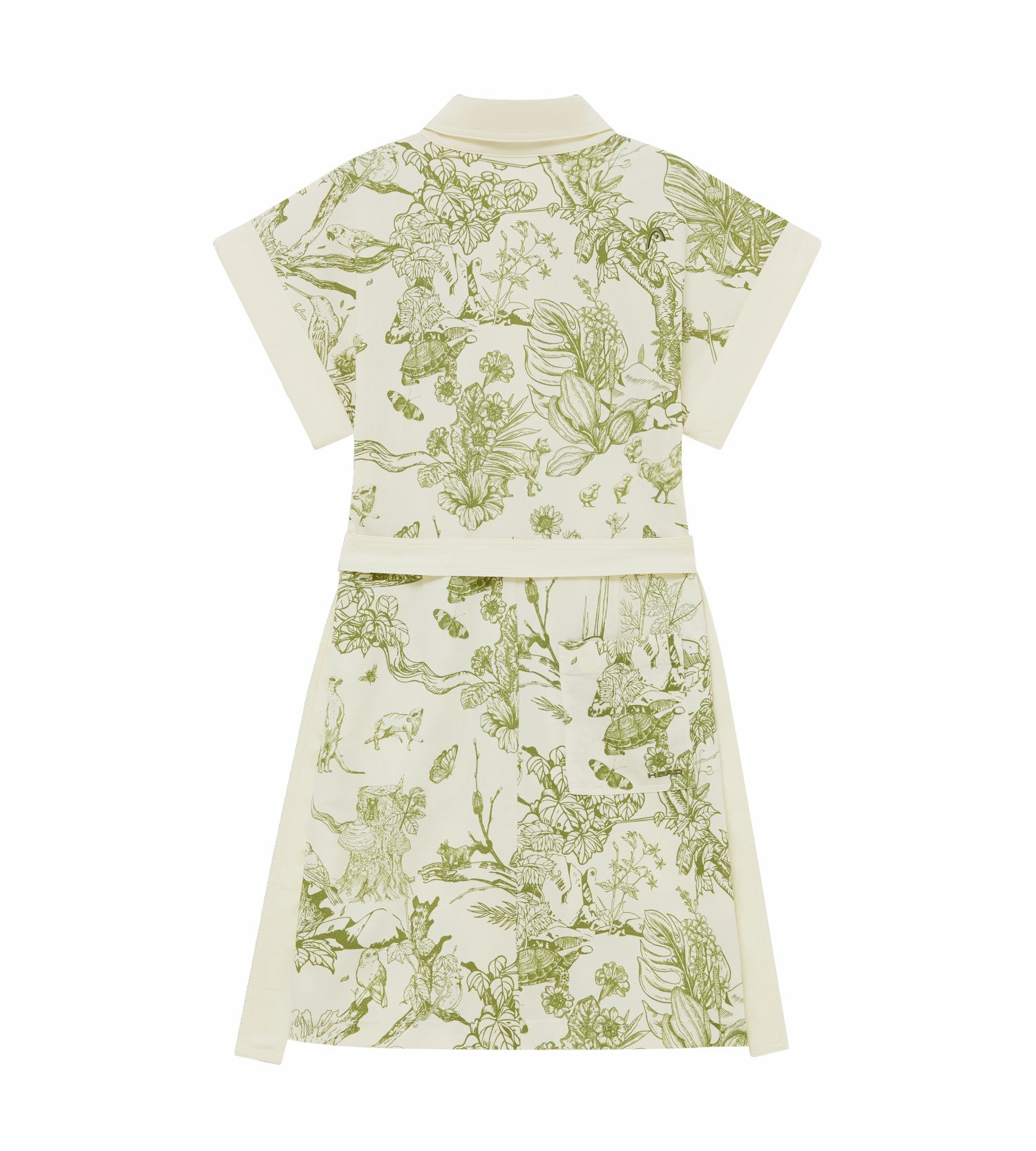 Head Golf Dolman Sleeve Dress - Cream/Green/Forest