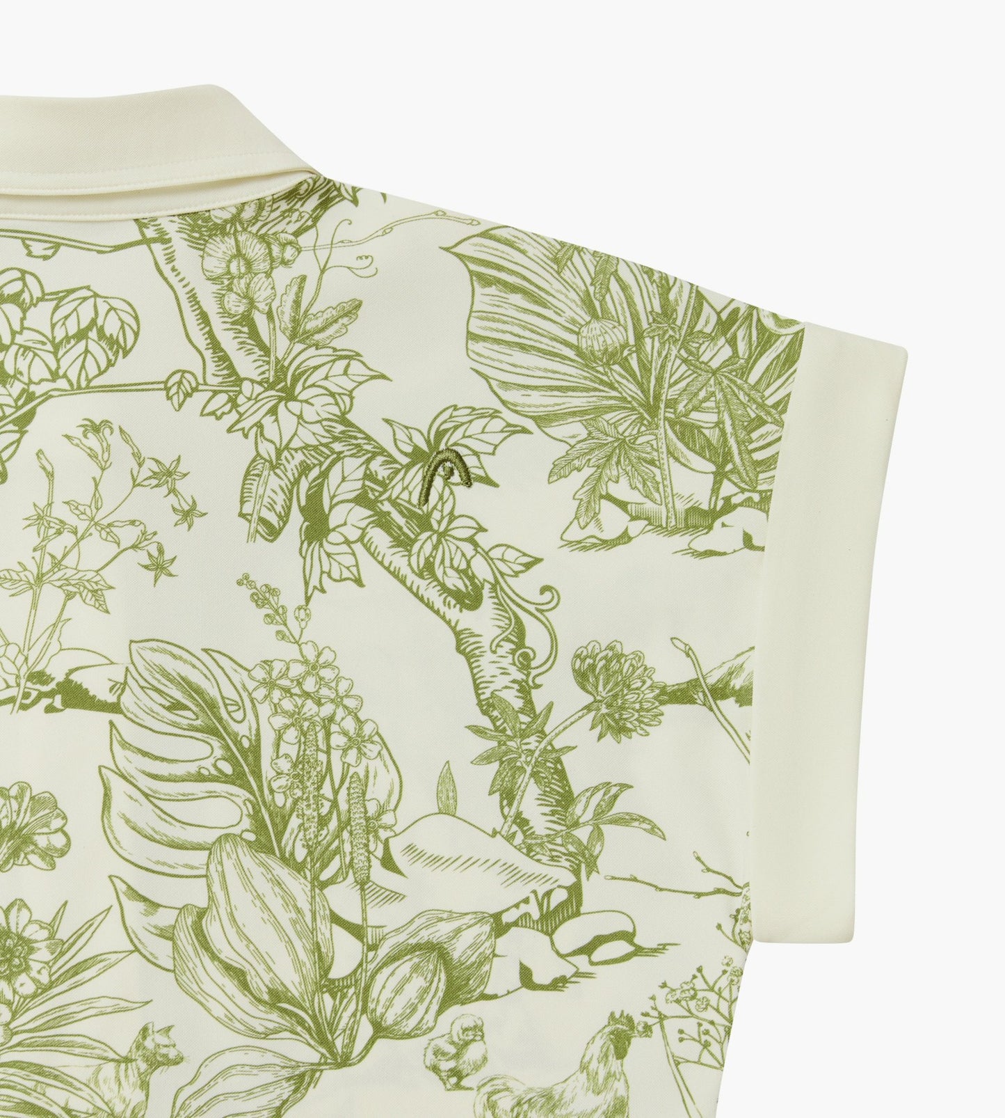 Head Golf Dolman Sleeve Dress - Cream/Green/Forest