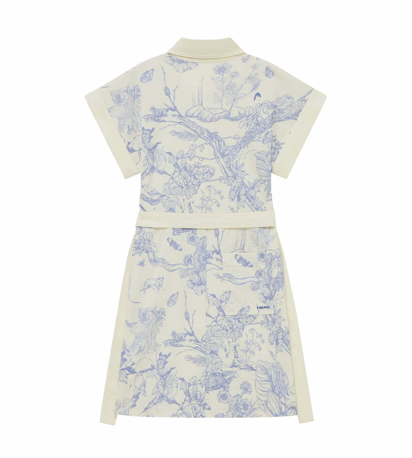 Head Golf Dolman Sleeve Dress - Cream/Blue/Forest