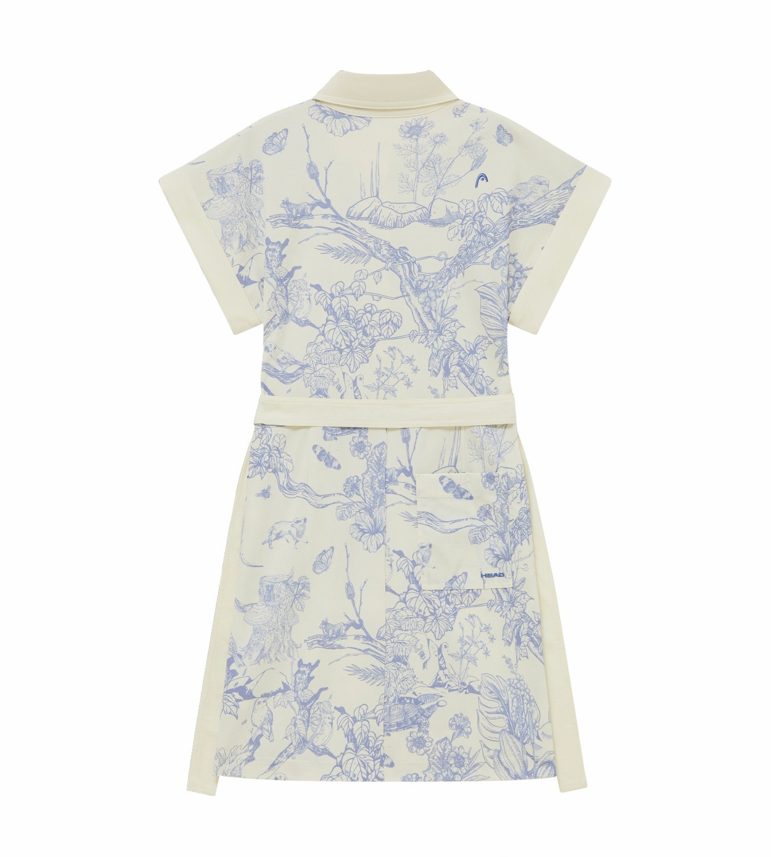 Head Golf Dolman Sleeve Dress - Cream/Blue/Forest