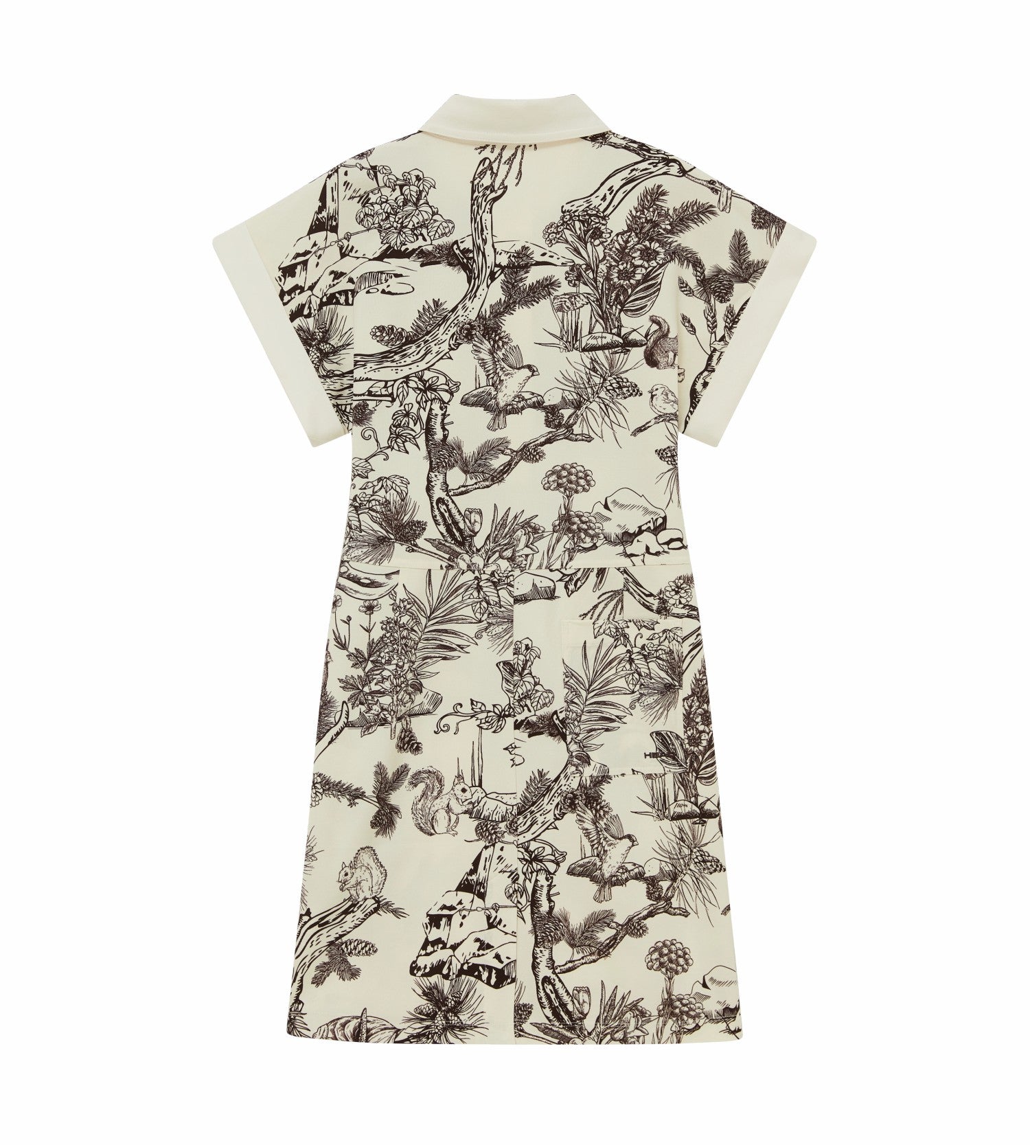 Head Golf Womens Sleeve Rolled Dress - Brown-Botanical