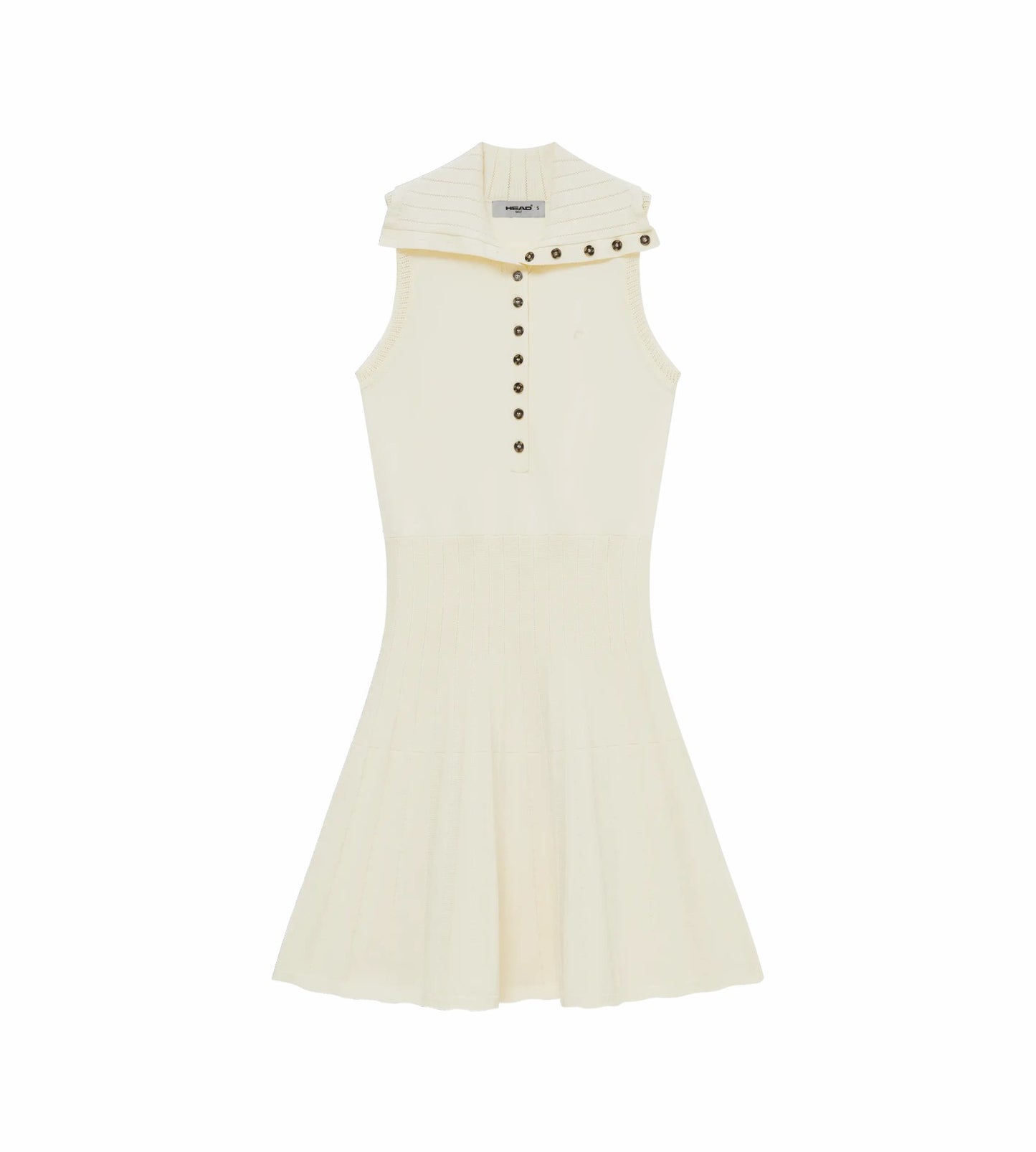 Head Golf Womens Sleeveless Knit Dress - Cream
