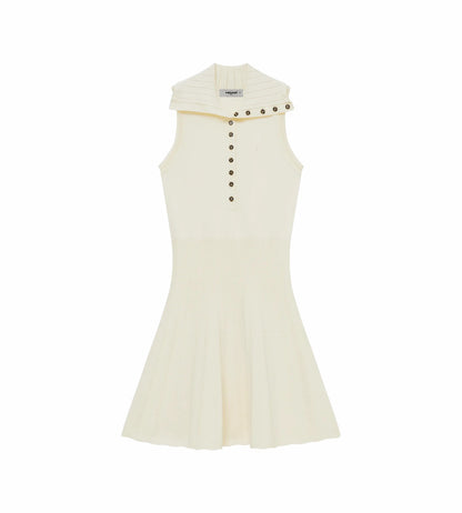Head Golf Womens Sleeveless Knit Dress - Cream