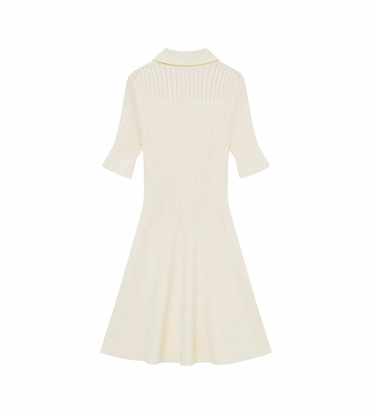 Head Golf Womens Godet Knit Dress - Cream