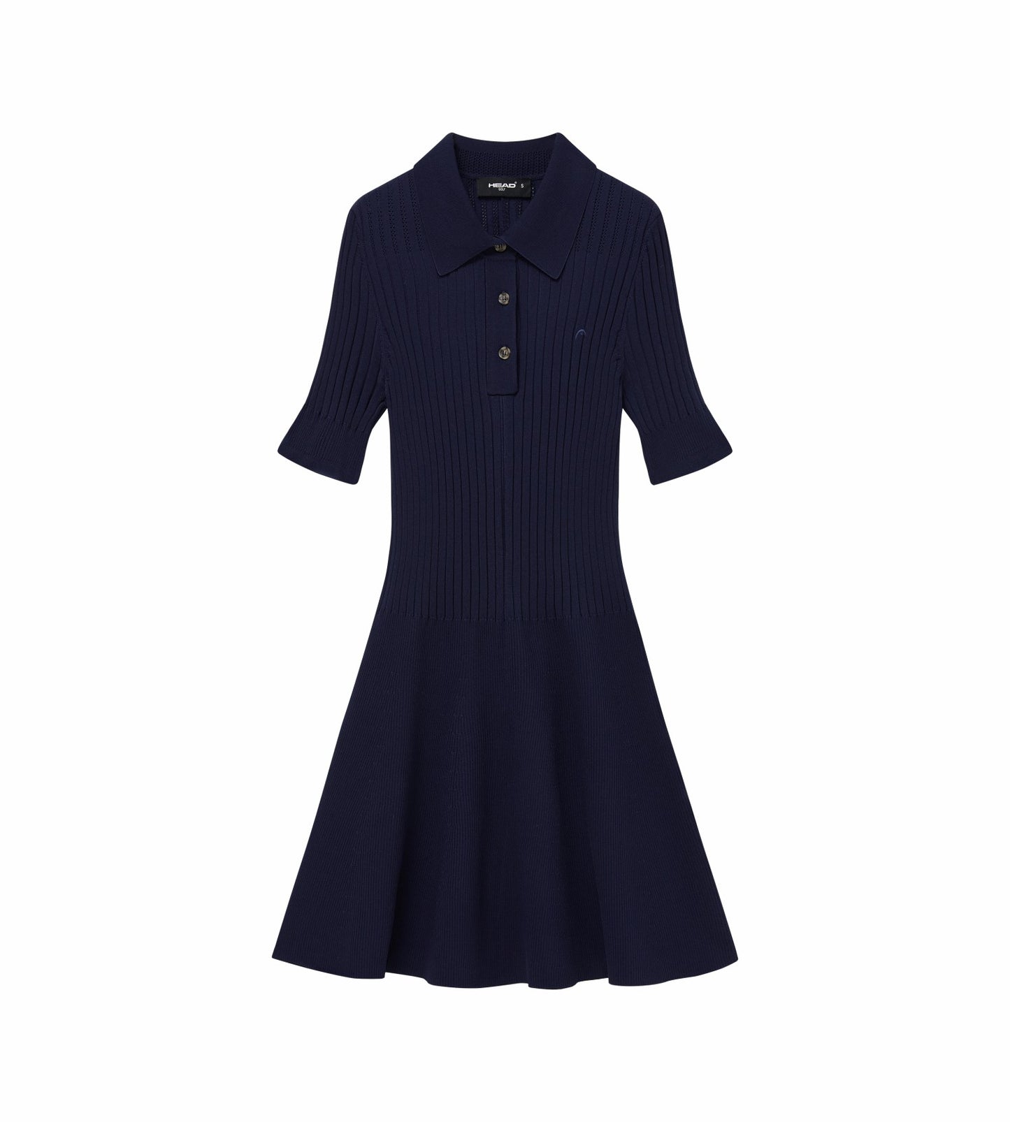 Head Golf Womens Godet Knit Dress - Navy
