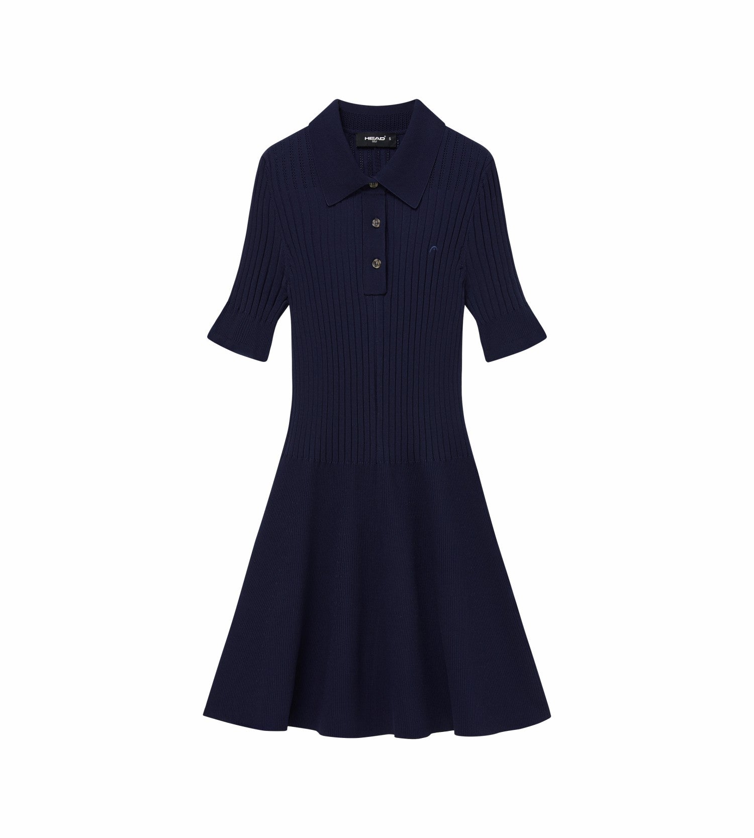 Head Golf Womens Godet Knit Dress - Navy