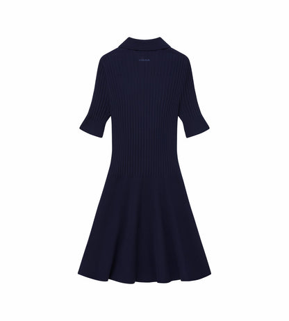 Head Golf Womens Godet Knit Dress - Navy