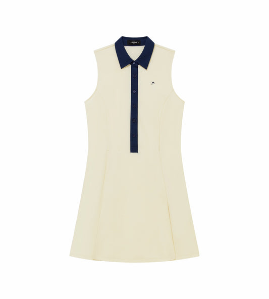 Head Golf Womens Signature Polo Dress - Cream