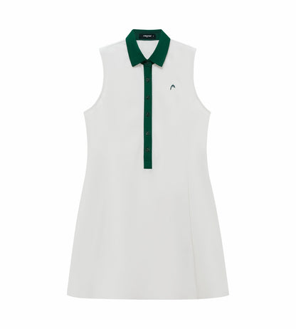 Head Golf Signature Polo Dress - White