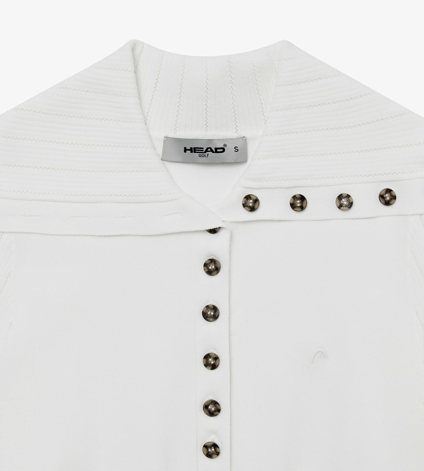 Head Golf Pointelle Knit Dress - White