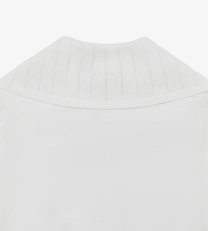 Head Golf Pointelle Knit Dress - White