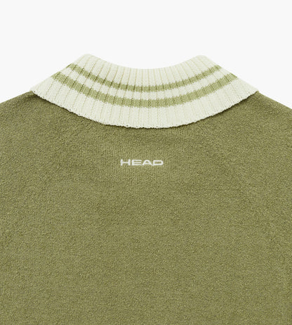 Head Golf Performance Knit Raglan Jacket - MOSS GREEN