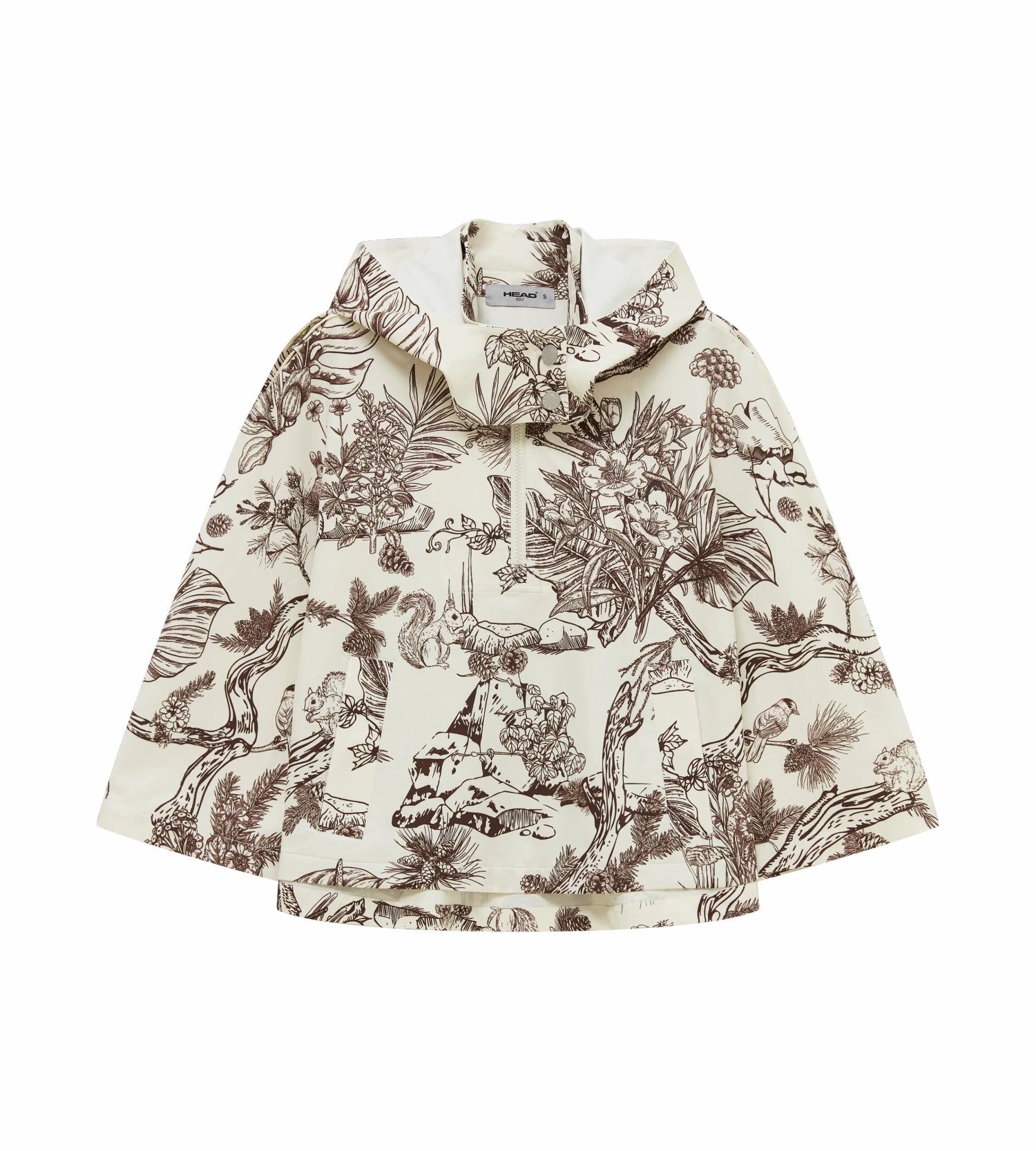 Head Golf Womens Poncho - Brown-Botanical