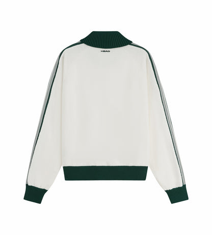 Head Golf Knit Raglan Tape Jacket - White