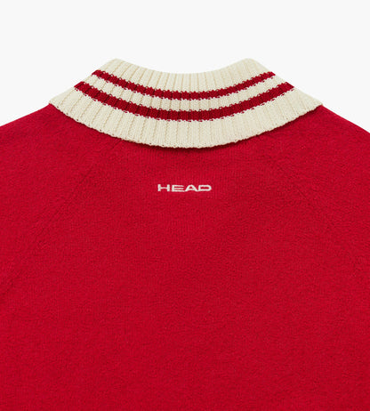 Head Golf Performance Knit Raglan Jacket - SAVVY RED