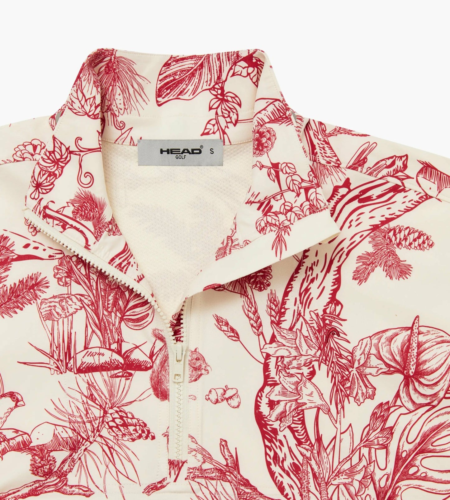 Head Golf Womens Signature Anorak - Red-Botanical