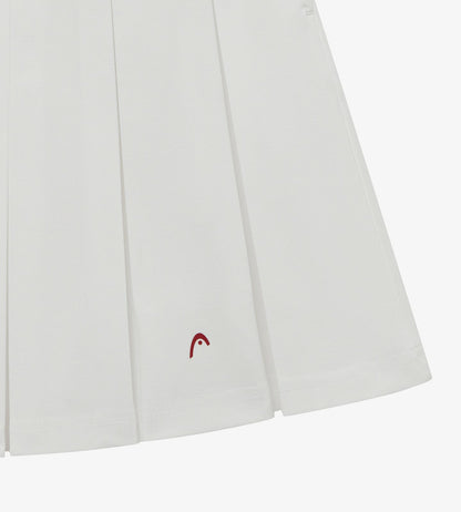Head Golf Womens Box Pleat Skirt - Red-Cactus