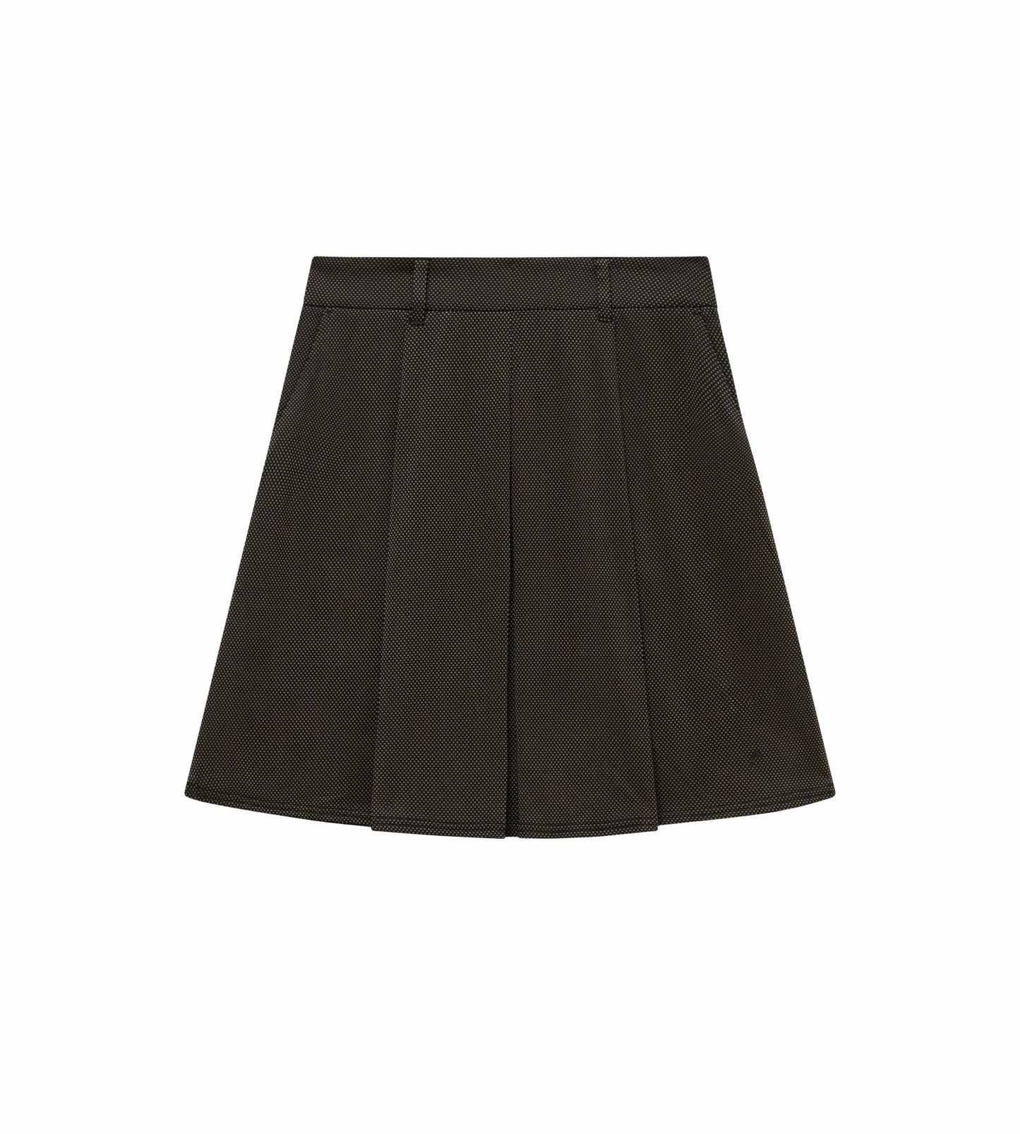 Head Golf Womens Bound Box Pleat Skirt - BROWN/MESH