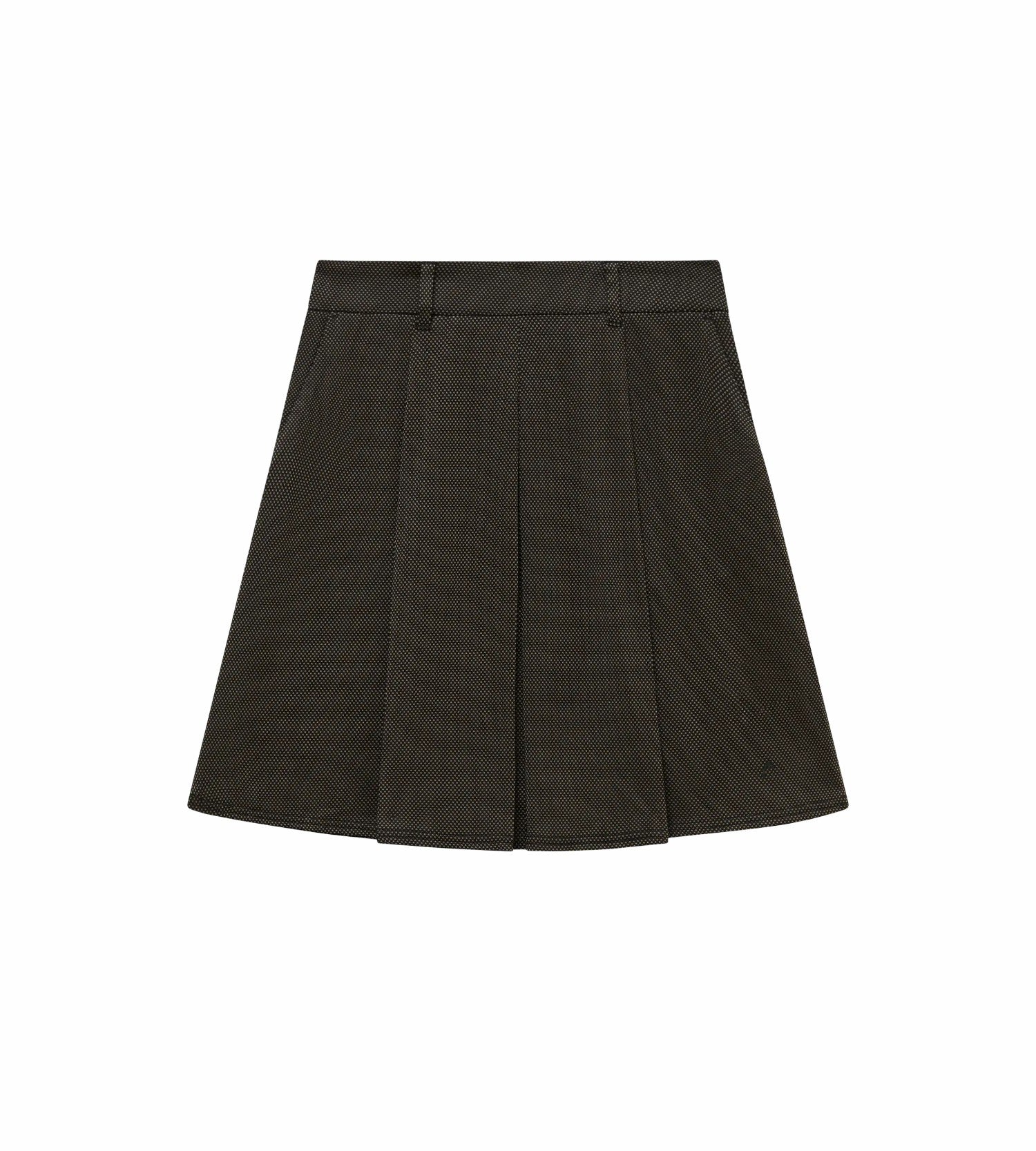 Head Golf Womens Bound Box Pleat Skirt - BROWN/MESH